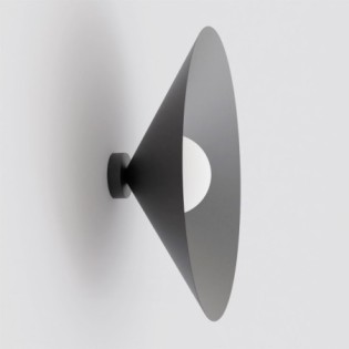 Applique murale Osum L Noir Opale