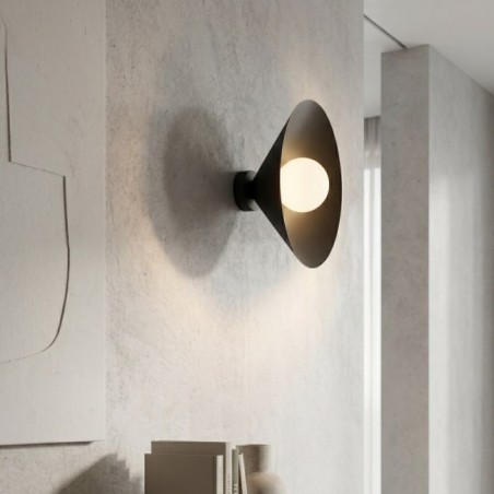 Applique murale Osum M Noir Opale
