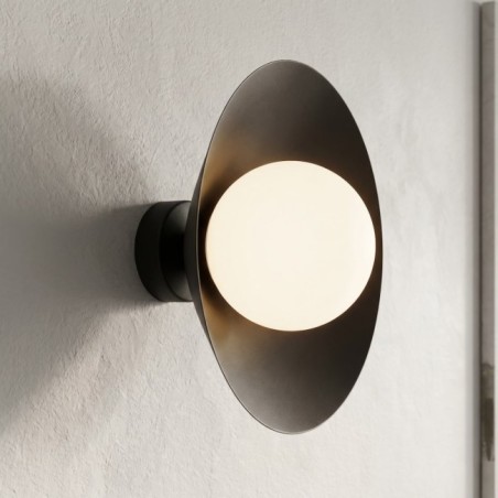 Applique murale Osum S Noir Opale