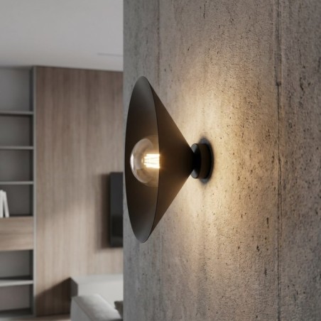 Applique murale Osum M Noir Graphite