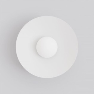Applique murale Osum M Blanc Opale