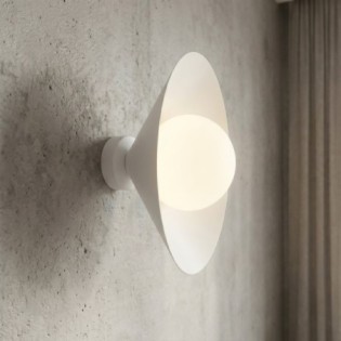 Applique murale Osum S Blanc Opale