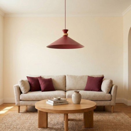Lampe de plafond Erebo L Grenat