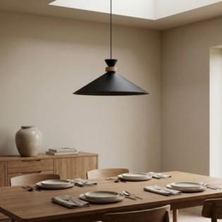 Lampe de plafond Erebo L Noir