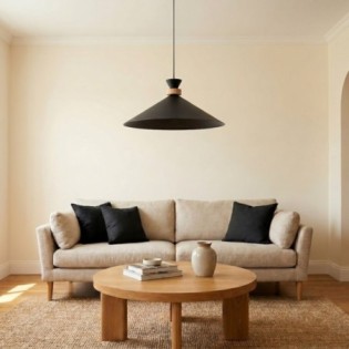 Lampe de plafond Erebo L Noir