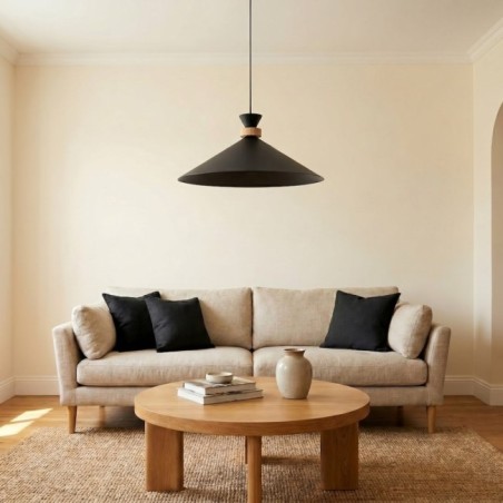 Lampe de plafond Erebo L Noir