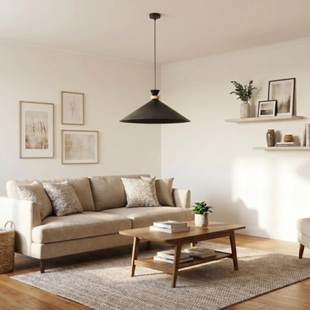 Lampe de plafond Erebo L Noir