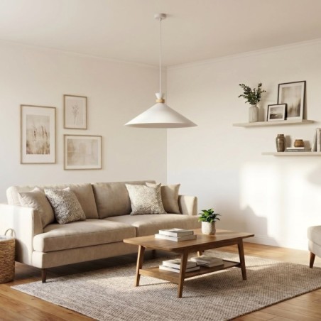 Lampe de plafond Erebo L Blanc