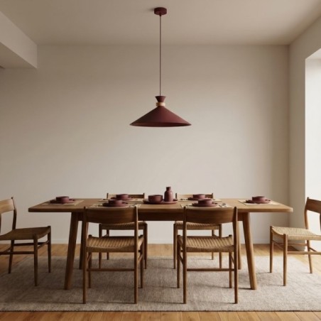 Lampe de plafond Erebo M Grenat
