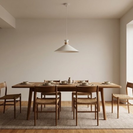 Lampe de plafond Erebo M Blanc