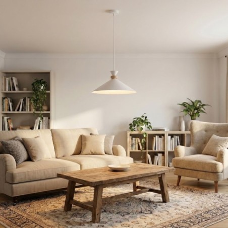 Lampe de plafond Erebo M Blanc