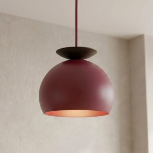 Lampe de plafond Pindo Grenat