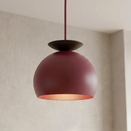 Lampe de plafond Pindo Grenat