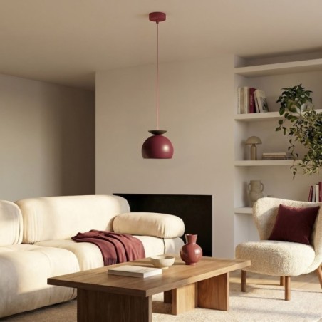 Lampe de plafond Pindo Grenat
