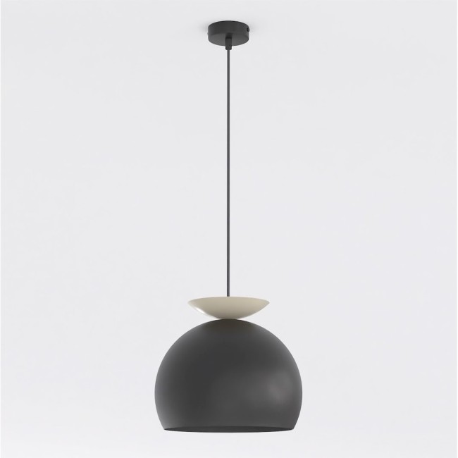Lampe de plafond Pindo Noir+Beige