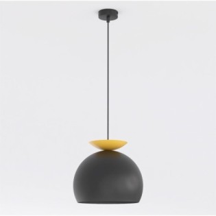 Lampe de plafond Pindo Noir+Orange