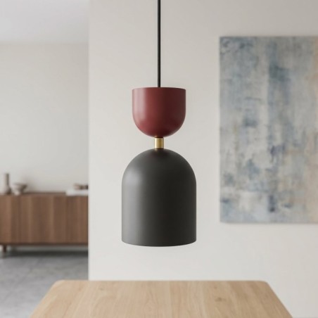 Lampe de plafond Zeta Grenat