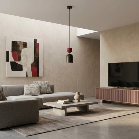 Lampe de plafond Zeta Grenat