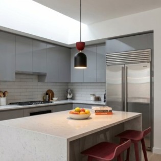 Lampe de plafond Zeta Grenat