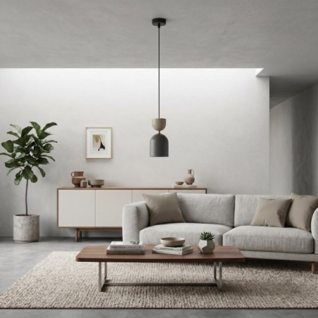Lampe de plafond Zeta Moka