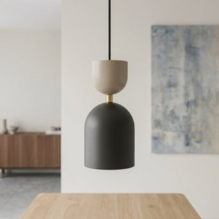 Lampe de plafond Zeta Moka