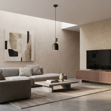 Lampe de plafond Zeta Moka