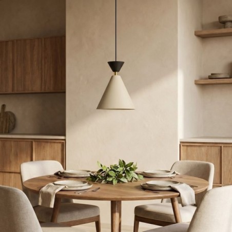 Lampe de plafond Verusa Beige