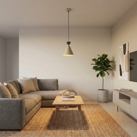 Lampe de plafond Verusa Beige