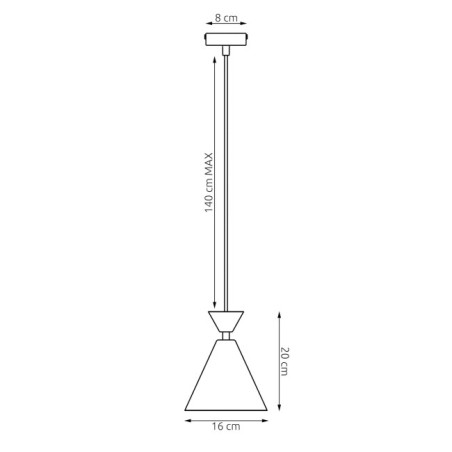 Lampe de plafond Verusa Beige