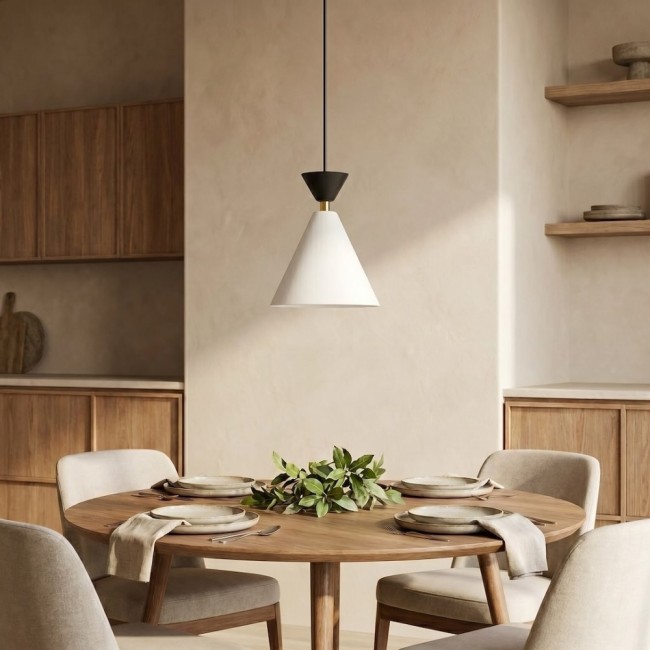 Lampe de plafond Verusa Blanc