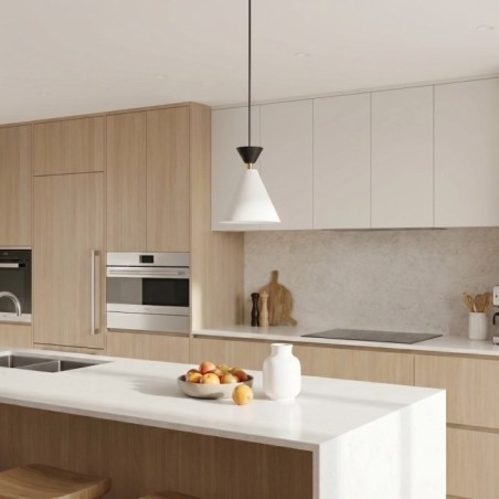 Lampe de plafond Verusa Blanc