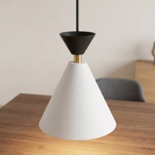 Lampe de plafond Verusa Blanc