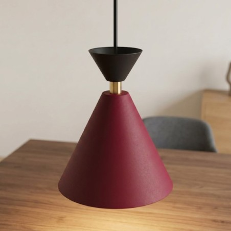 Lampe de plafond Verusa Grenat (3 lumières)