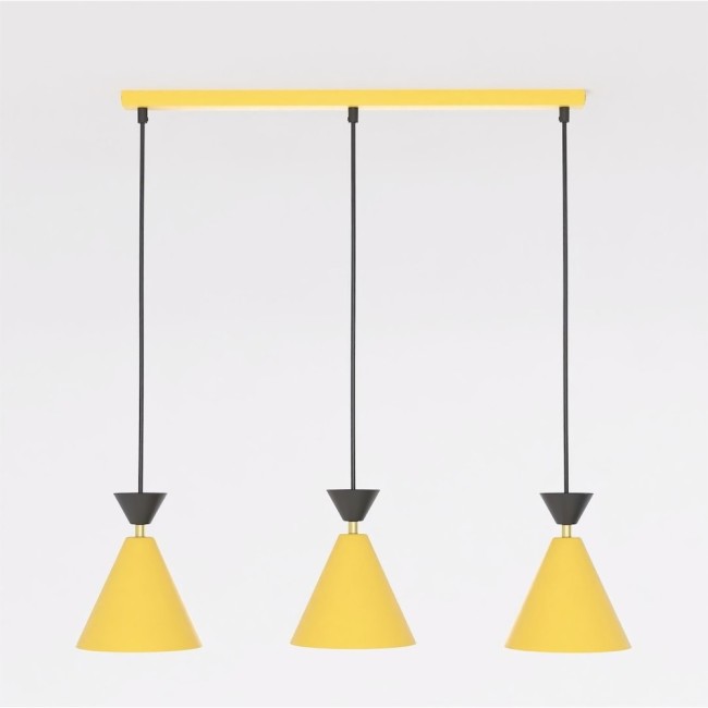 Lampe de plafond Verusa Orange (3 lumières)