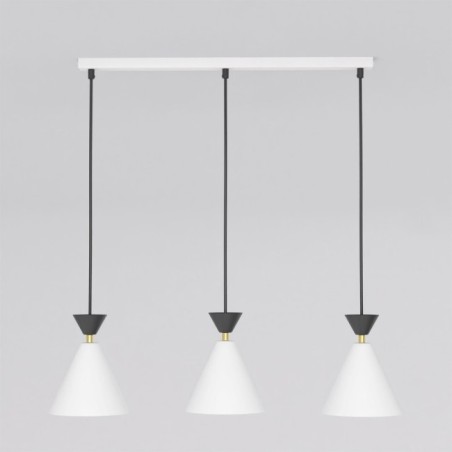 Lampe de plafond Verusa Blanc (3 lumières)