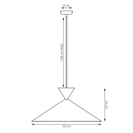 Lampe de plafond Gosva L Blanc