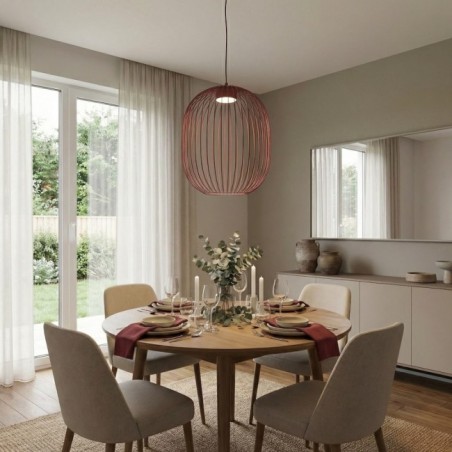 Lampe de plafond Praca Grenat