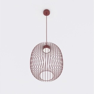 Lampe de plafond Praca Grenat