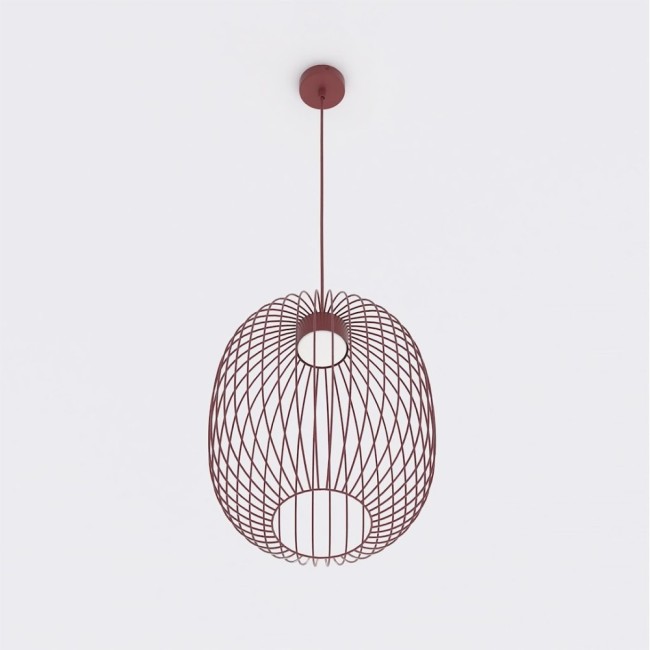 Lampe de plafond Praca Grenat