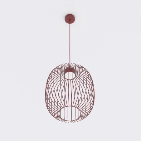 Lampe de plafond Praca Grenat