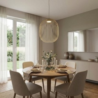 Lampe de plafond Praca Beige