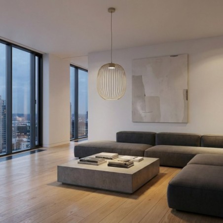 Lampe de plafond Praca Beige