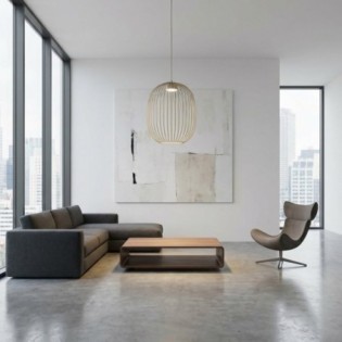 Lampe de plafond Praca Beige
