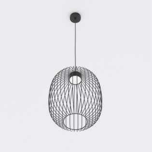 Lampe de plafond Praca Noir