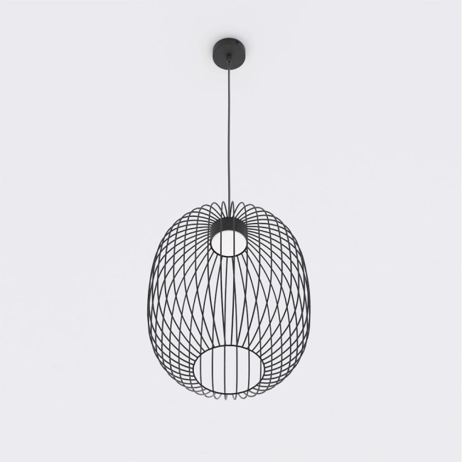 Lampe de plafond Praca Noir