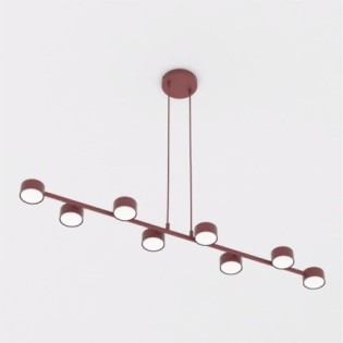 Lampe de plafond Kolina Grenat (8 lumières)