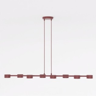 Lampe de plafond Kolina Grenat (8 lumières)