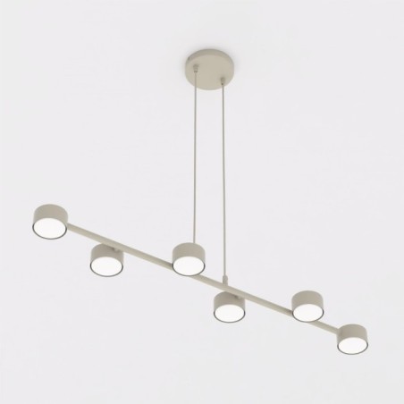 Lampe de plafond Kolina Beige (6 lumières)