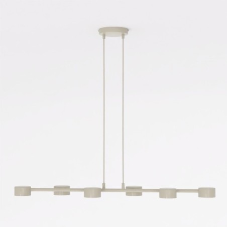 Lampe de plafond Kolina Beige (6 lumières)