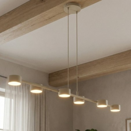 Lampe de plafond Kolina Beige (6 lumières)